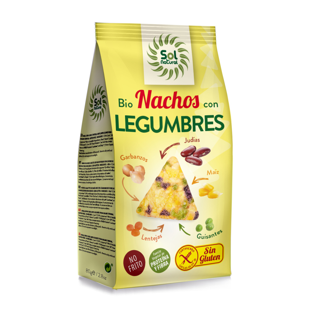 Solnatural Nachos Legumbres Bio