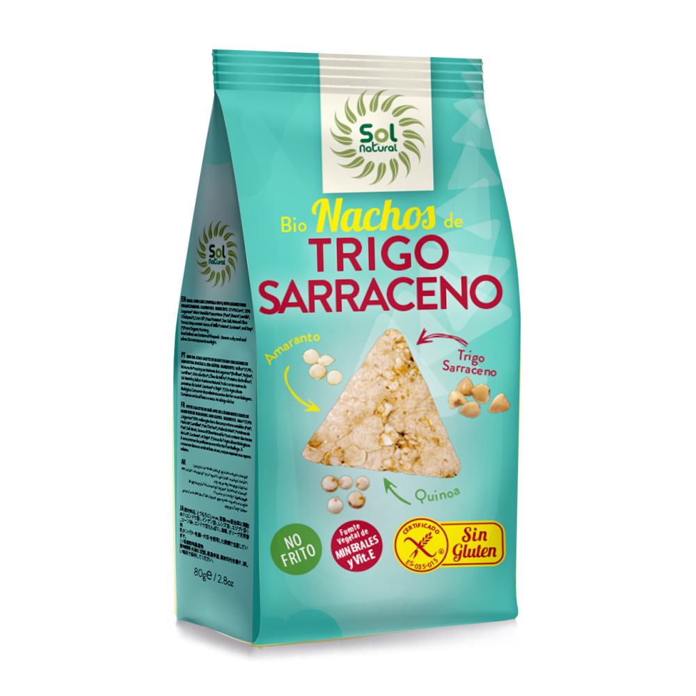 Solnatural Nachos Trigo Sarraceno S/g