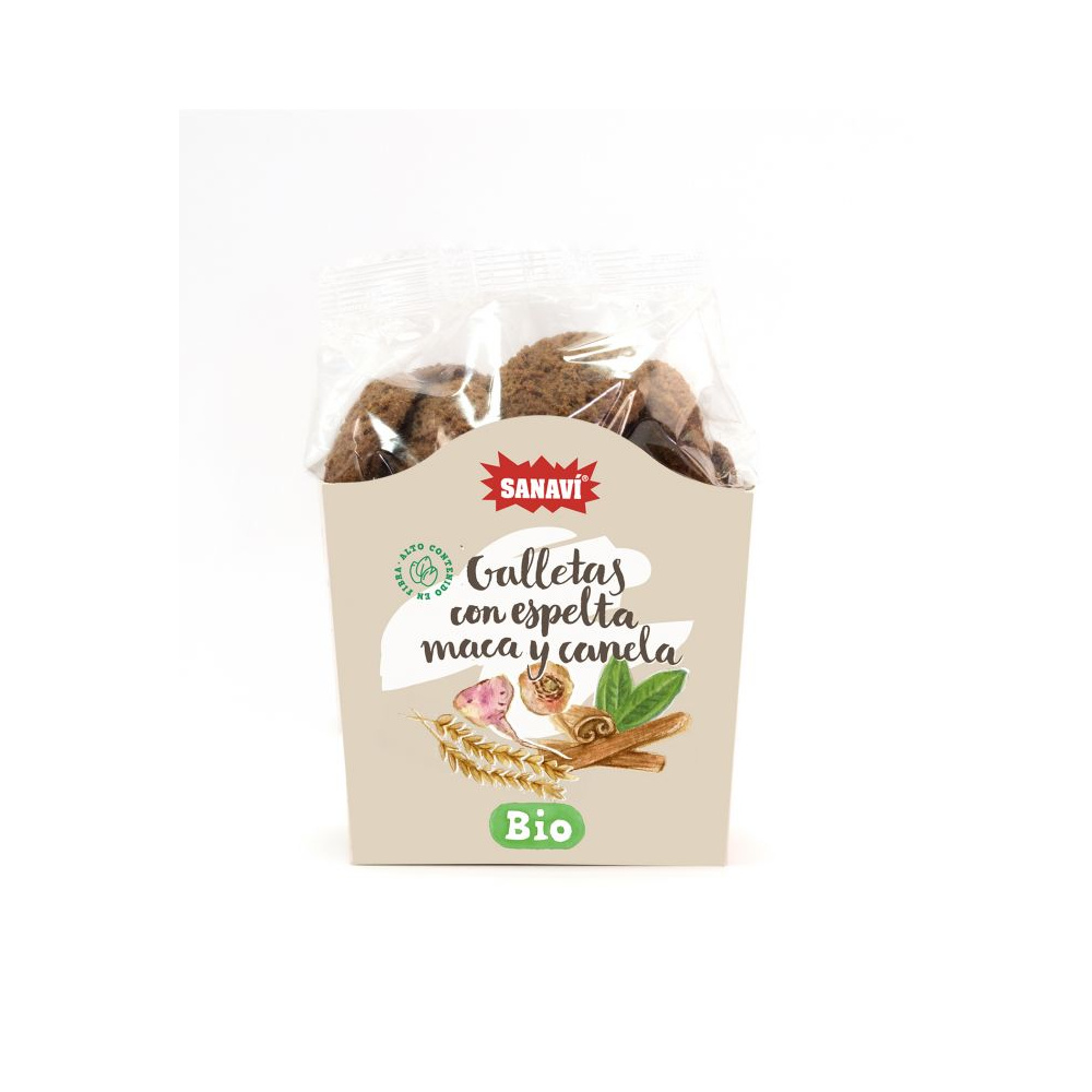 Sanavi Galletas Espelta Maca Y Canela