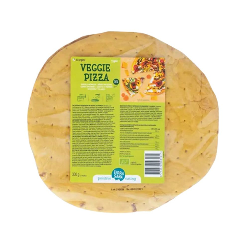 Terrasana Base Pizza Vegetal Con Zanahoria Y Calabaza