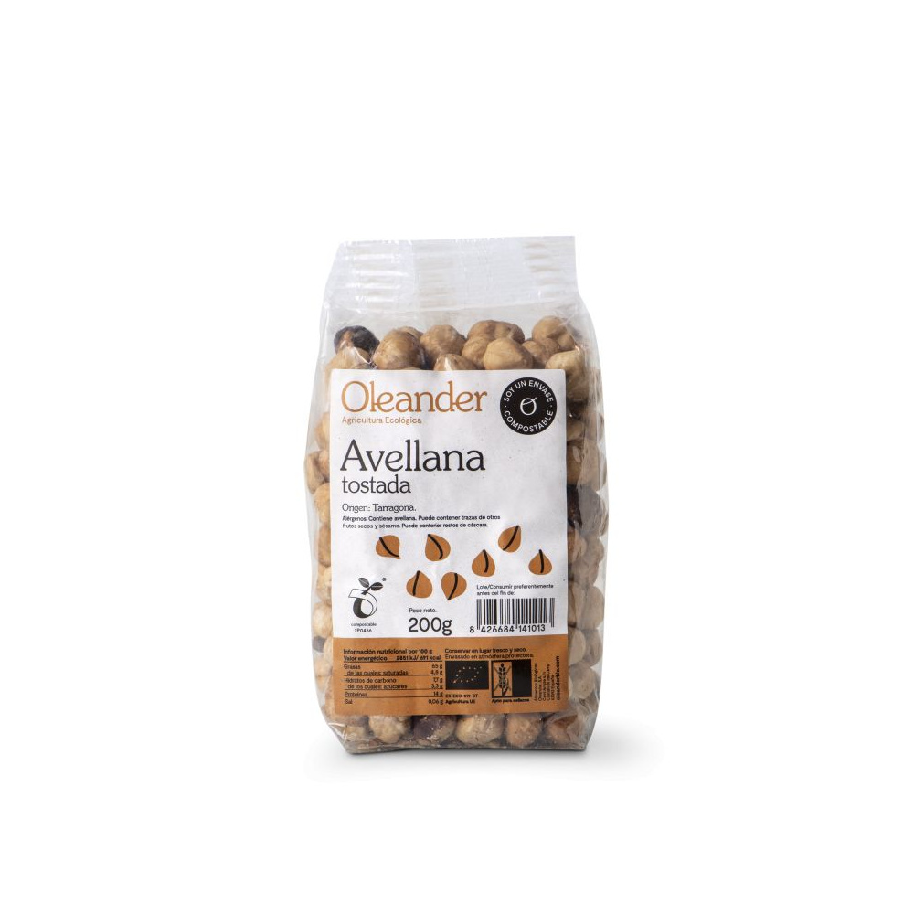 Oleander Avellana Tostada 200 Gr.