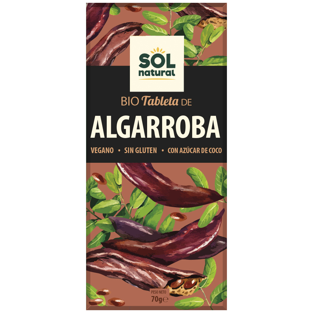 Solnatural Chocolate Algarroba Azucar Coco S/g