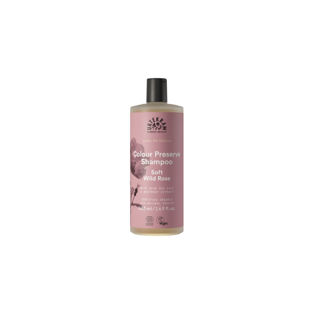 Urtekram Champu 500 Ml Soft Wild Rose Cabello Teñido