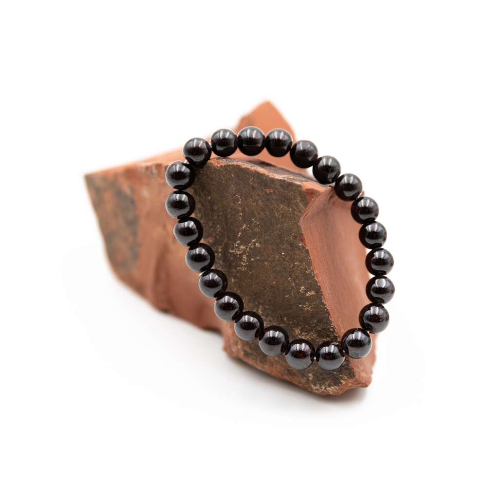 Mineral Pulsera Granate 8 Mm