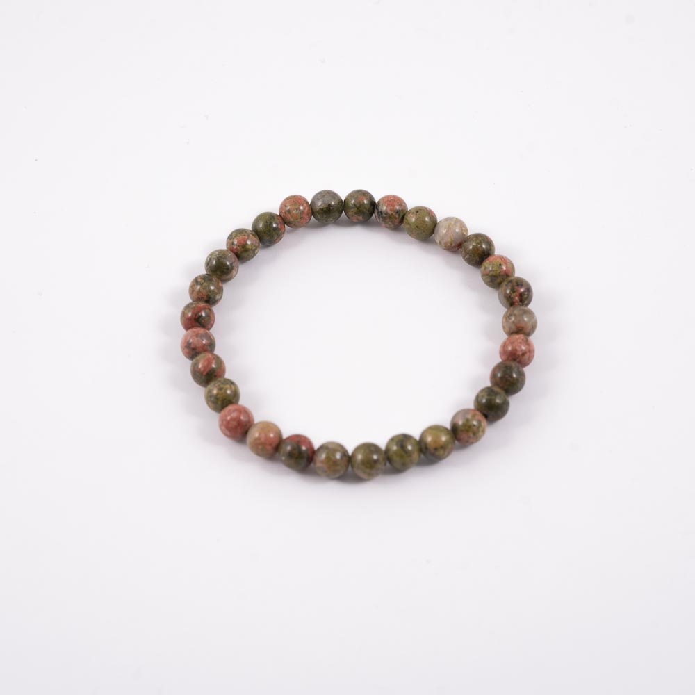 Mineral Pulsera Unakita 6mm