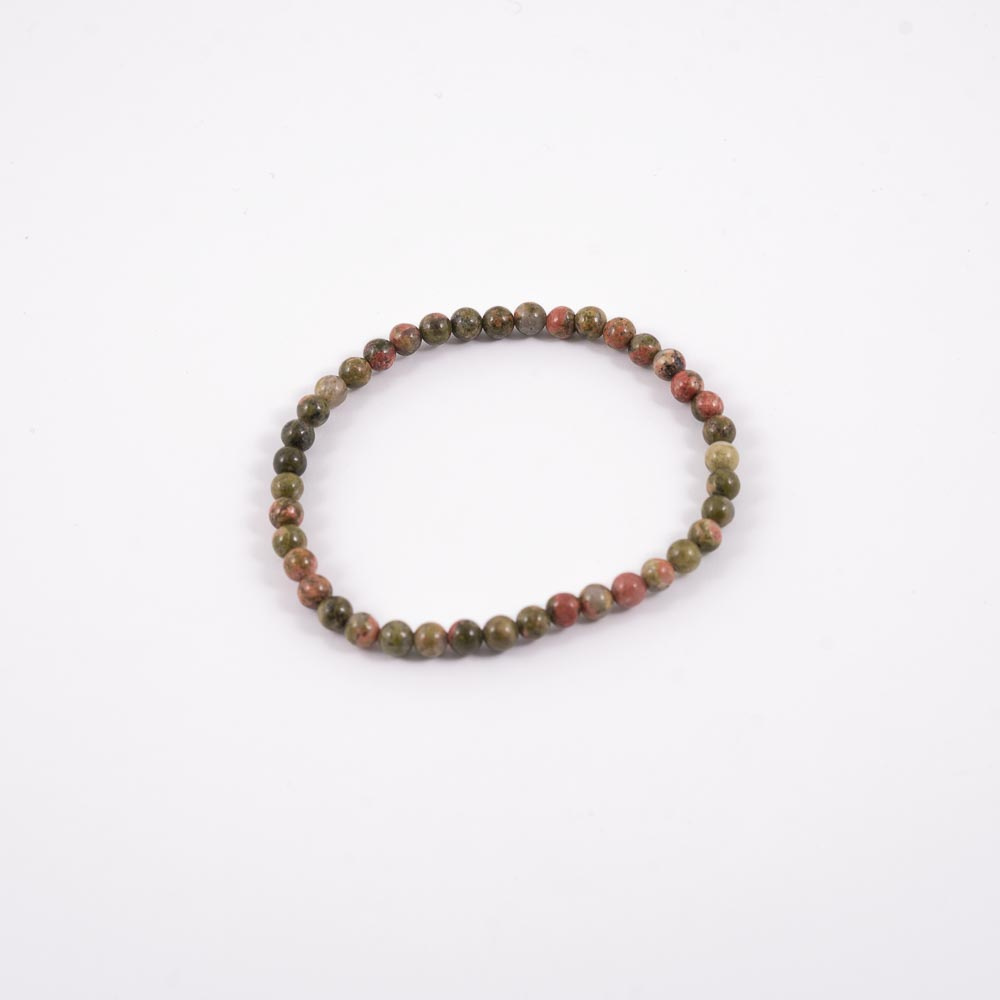 Mineral Pulsera Unakita 4mm