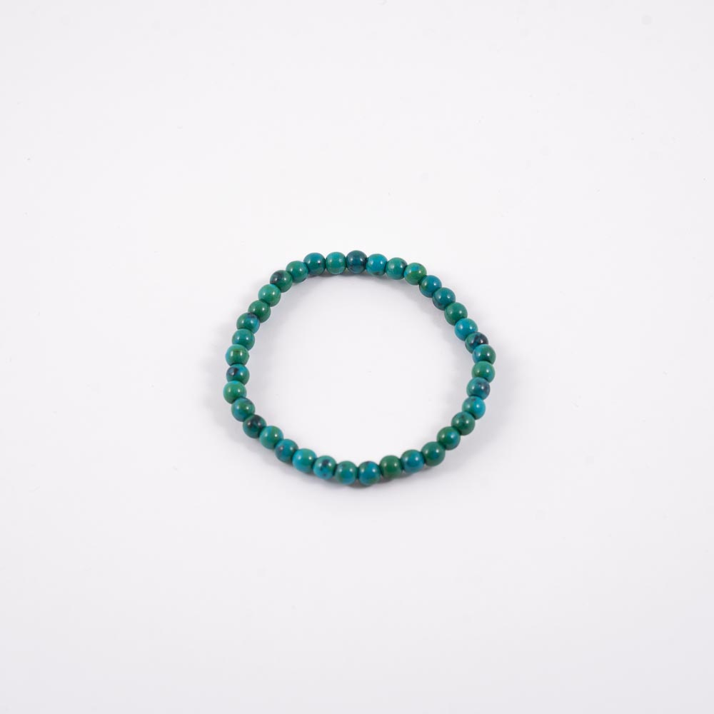 Mineral Pulsera Crisocola Potenciada 4mm