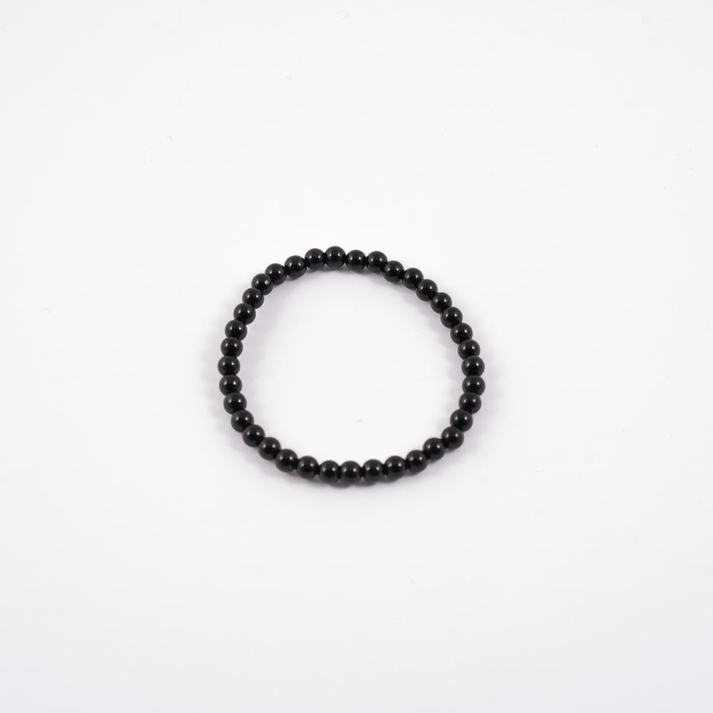 Mineral Pulsera Obsidiana 4mm