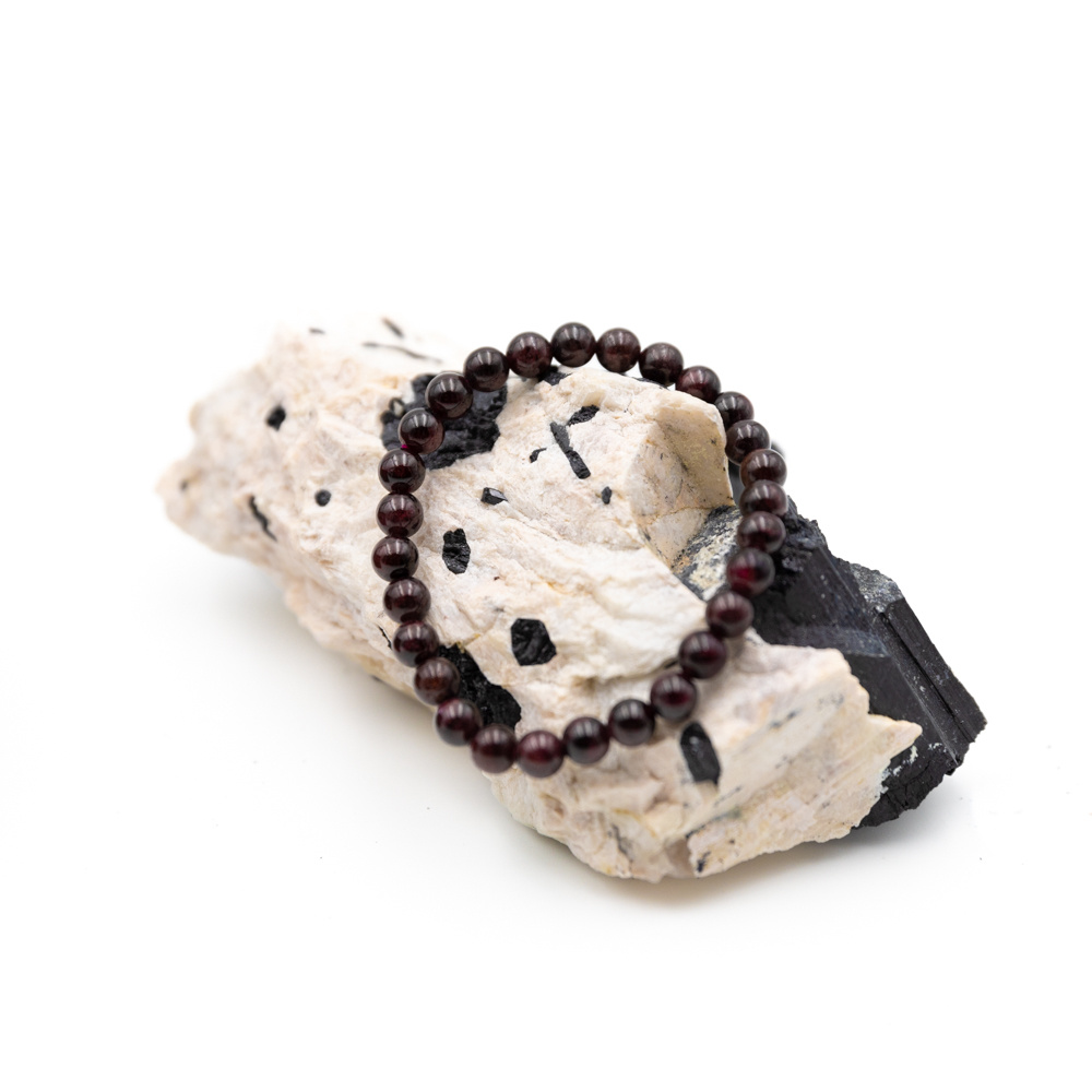Mineral Pulsera Granate 6mm